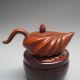 19th Century Chinese Yixing Teapot A Leaf Charm Teapots photo 2