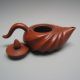 19th Century Chinese Yixing Teapot A Leaf Charm Teapots photo 4