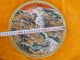 Hundred Cranes Porcelain Chinese Plate Round 25cm Glaz Plates photo 2