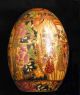 Japanese Satsuma Vintage Decorative Egg Ornate Vases photo 3