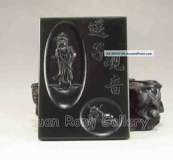 Chinese Hetian Jade Pendant - Kwan - Yin Nr Necklaces & Pendants photo