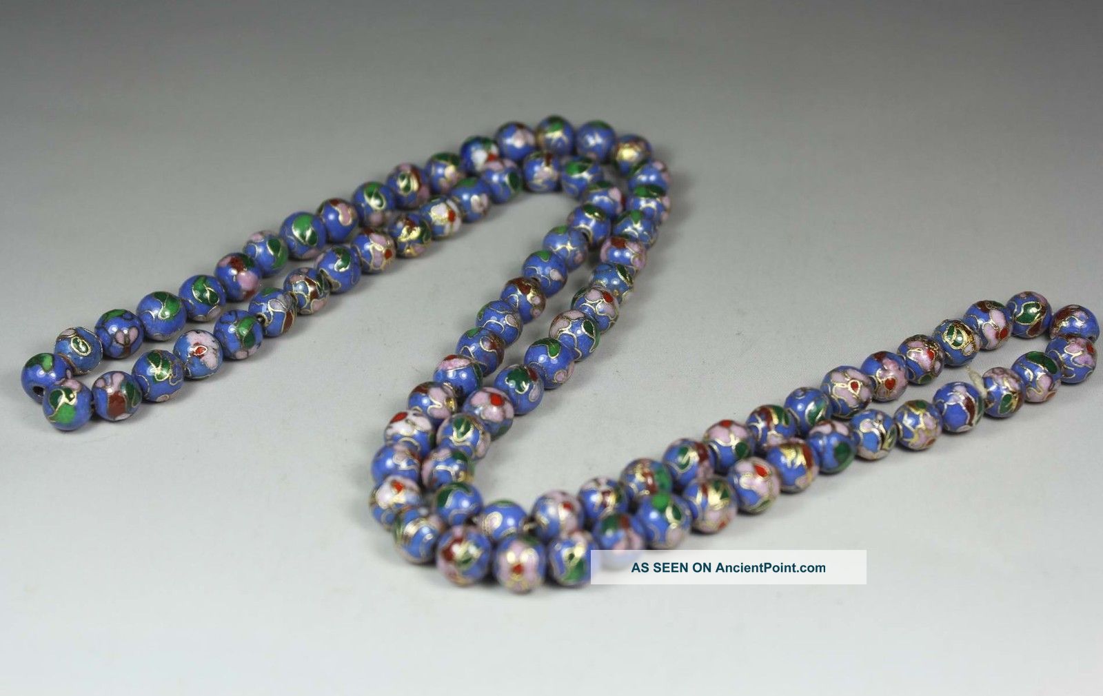 Chinese Old Closionne Wonderful Handwork Beads Necklace Necklaces & Pendants photo