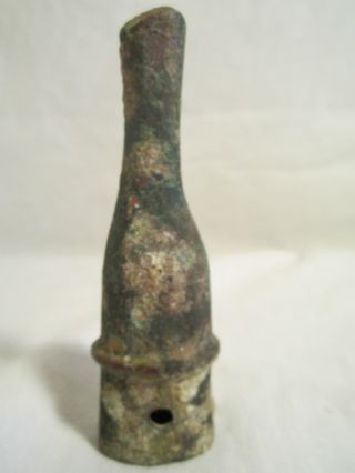 Ancient Ming Dynasty Bronze Sword Case Tip photo
