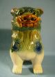 Vintage Jingdezhen Porcelain Foo Dogs One Pair 8.  5 H Inches U Foo Dogs photo 3