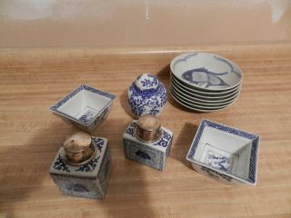 Asian Bowl Set With Assocessories photo