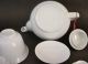 Vintage - Porcelain Bone China Tea Pot & Cups - (7 Pieces) Vases photo 4