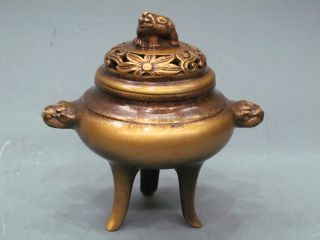 A Fine Rare Chinese Bronze Incense Burners photo