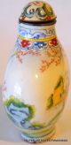 Chinese Qianlong Style Hand Painted Enameled Mother & Child Snuff Bottle Snuff Bottles photo 2