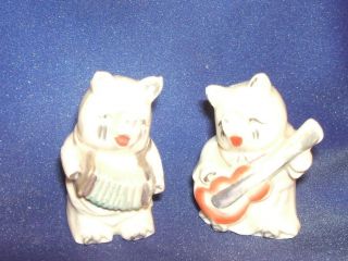 Vintage Rare Japanese Salt And Pepper Shakers photo