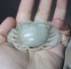 Fine Antique Chinese White Jade Crab 17th - 19th Century Qing Dynasty Manchu Other photo 11