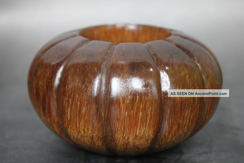 Rare Unique Chinese Ox Horn Brush Washer Other photo