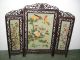 Vintage Chinese Screen Hand Painted Birds & Flowers Other photo 3