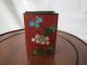 Antique Chinese Cloisonne Enamel Match Holder Safe Box Boxes photo 3