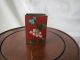 Antique Chinese Cloisonne Enamel Match Holder Safe Box Boxes photo 4