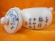 Chinese White Porcelain Blue Fresh Poney Handwritting Gongfu Teapot Delicate46 Teapots photo 5