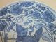 Chinese Early Ming Dynasty Underglazed Blue & White Large Plate With Kirin Plates photo 5