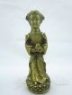 Boy&girl Statues Lovely Bronze Chinese Antique Men, Women & Children photo 6