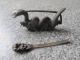 Snake Chinese Old Style Lock And Key Animal Bronze Unique Vivid 2 Other photo 1