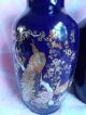 Pair Of Vintage Chinese Hand Painted Vases Marked Vases photo 1