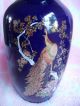 Pair Of Vintage Chinese Hand Painted Vases Marked Vases photo 2