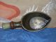 Old Chinese Bronze/brass Silk Iron W/jade Handle And Deer & Cranes Cast On Iron Other photo 5