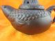 Chinese Unique Fish Shape Fins Cover Carving Yixing Pottery Gongfu Teapot T50 Teapots photo 4