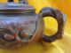 Chinese Unique Old Pine Branch Needle Carving Yixing Pottery Gongfu Teapot T30 Teapots photo 3