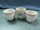 3 Small Chinese Export Porcelain Cups C.  18th C. Plates photo 1