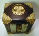 Vintage Rosewood & Jade Jewelry & Music Box Sanyko,  Japan Music Box Boxes photo 9
