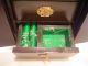 Vintage Rosewood & Jade Jewelry & Music Box Sanyko,  Japan Music Box Boxes photo 7