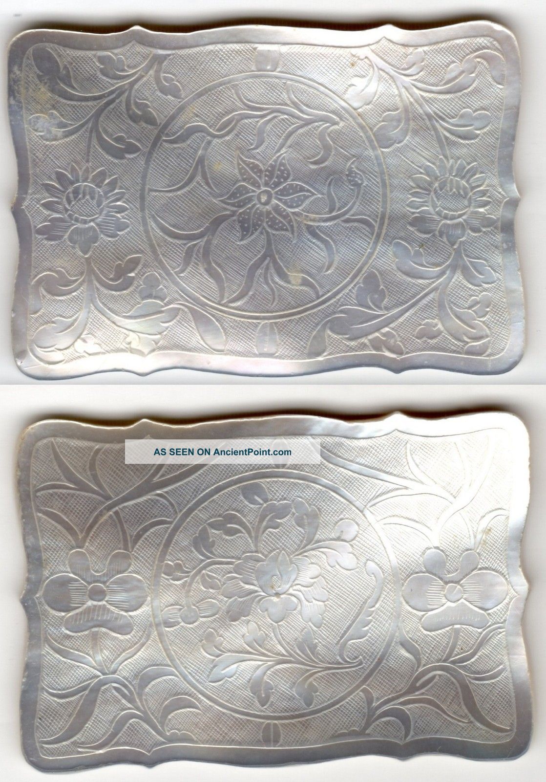 Rectangular Chinese Mother Of Pearl Gaming Counter Circa 1750 - 1770.  (07) Other photo