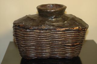 19th Century Chinese Antique Bamboo Bean Curd photo