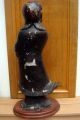 Antique Early 19c/18c Chinese Asian Large Wood Carved Statue Immortal Plates photo 11