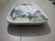 Porcelain Plates Chinese Ancient Asking The Way Rectangle Colorful 91 Plates photo 1