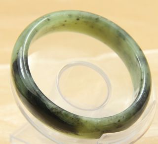 100% Natural Light Green Jade Bangle Bracelet In - D 60 Mm 8037 photo