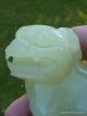 Nr Unusual Antique Chinese Carved Jade Figure Foo Dog Lion 19thc Qing Statue 1 Vases photo 1