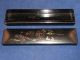 Stylish Vintage Chinese Black Lacquer Inkwell,  Pen Box & Blotter Other photo 10