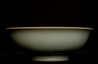 Chinese Antique Song Dynasty Ru Kiln Monochrome Glaze Celadon Bowl Xk22 photo