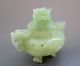 Antique Chinese Hetian Jade Carved Dragon Incense Burner Nr Other photo 3