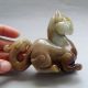 Antique Chinese Hetian Jade Carved Cat Beast Statue Other photo 9