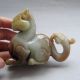 Antique Chinese Hetian Jade Carved Cat Beast Statue Other photo 10
