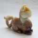 Antique Chinese Hetian Jade Carved Cat Beast Statue Other photo 3