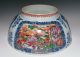 Large And Rare Antique Chinese Export Porcelain Hunt Bowl - Qianlong Period Bowls photo 9