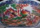 Large And Rare Antique Chinese Export Porcelain Hunt Bowl - Qianlong Period Bowls photo 3