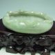 100% Natural Jadeite A Jade Hand - Carved Brush Washer Nr/nc1835 Brush Washers photo 2