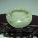 100% Natural Jadeite A Jade Hand - Carved Brush Washer Nr/nc1835 Brush Washers photo 3