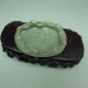 100% Natural Jadeite A Jade Hand - Carved Brush Washer Nr/nc1835 Brush Washers photo 4