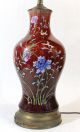 Rare Antique 19thc Chinese Famille Rose Enamel Flambe Oxblood Porcelain Vase Vases photo 3