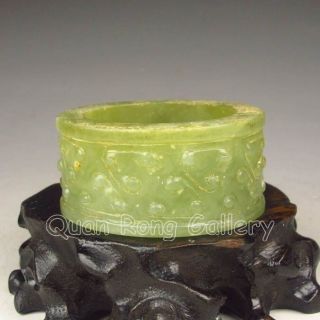 Chinese Jade Statue - Hair Crown Nr photo