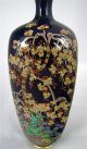 Fine Antique Silver Wire Japanese Meiji Cloisonne Vase Signed Daikoku Vases photo 7